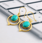 Turquoise Boho Vibe Earrings